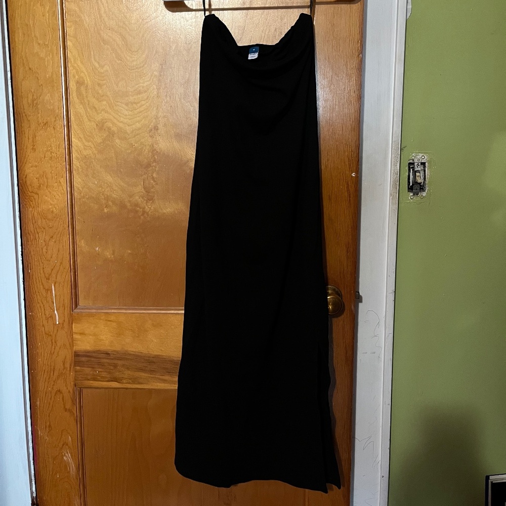 Old Navy Black Strapless Dress